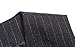 Vocni Women's Fully Lined 4 Button V-Neck Economy Dressy Suit Vest Waistcoat Gray Pinstripe US XS+/Asia L: (Fit Bust 32.3