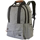 9 Rabbits Diaper Bag Backpack, Stylish Multi-Function Waterproof Smart Organizer Baby Back Pack, Large Capacity, Perfect For Travel With Adjustable Shoulder Straps and Wipeable Infant Changing Pad