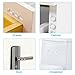 Rubber Feet, AUSTOR 304 Pieces Clear Adhesive Bumper Pads Self Stick Furniture Bumpers Buffer Pads, 6 Sizes for Doors, Cabinets, Drawers