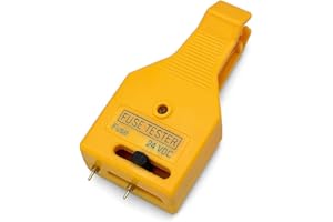 MGI SpeedWare Blade Fuse Tester for 12V 24V Automotive ATO/ATC/ATM Mini Standard Maxi Blade Fuses with LED Indicator