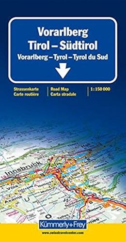 Download Carte routière : Vorarlbeg - Tyrol - Tyrol du Sud PDF