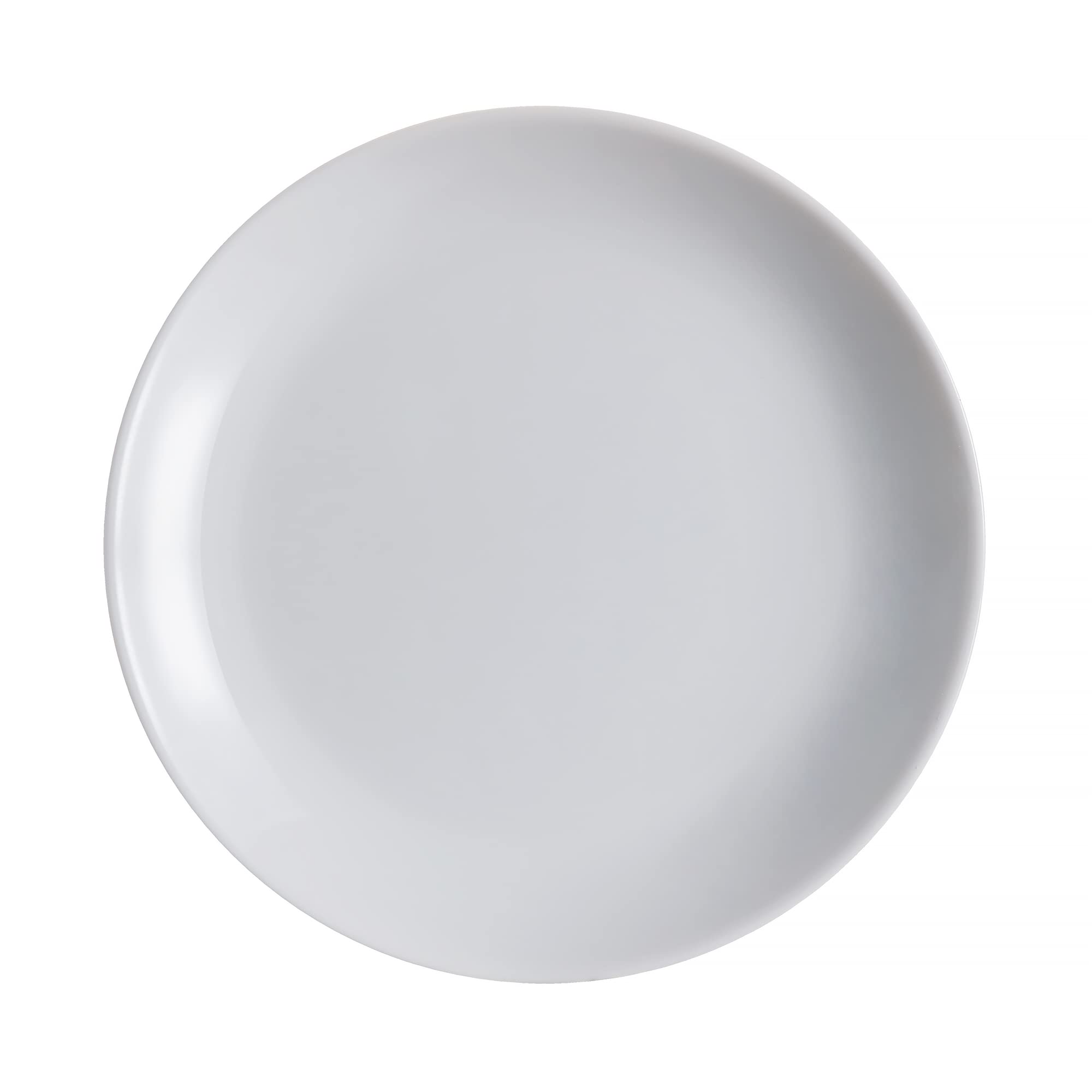 Dajar dessert plate tempered glass tableware plate, dinner plate, cake plate, diwali granite, 19 cm, LUMINARC grey