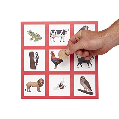 Animal Bingo 8 Player Audio Bingo Board Game for Seniors with Dementia