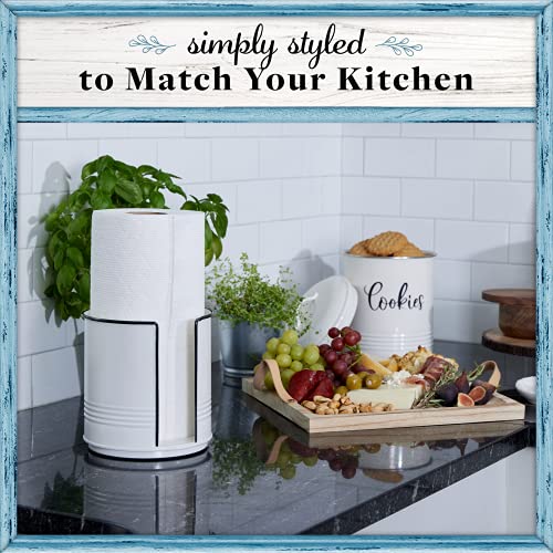 Home Acre Designs Paper Towel Holder Farmhouse Countertop Dispenser
