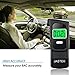 JASTEK Professional Breathalyzer [New Version] Portable Digital Alcohol Tester Detector with 5 Mouthpieces for Personal Use -Black