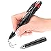 iRainy Waterproof LED Aircraft Aluminum Tactical Pen for Self Defense - Black
