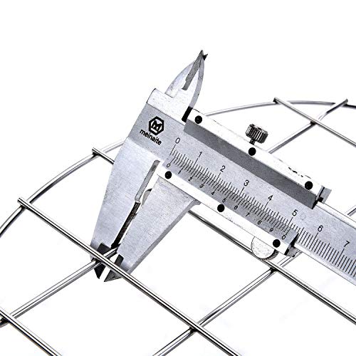 T&B 9.8x6.7 Inch Oval Roasting Cooling Rack 304 Stainless Steel Baking Broiling Rack Cookware 0.8 Inch heigh Set of 2 - Thumbnail 2
