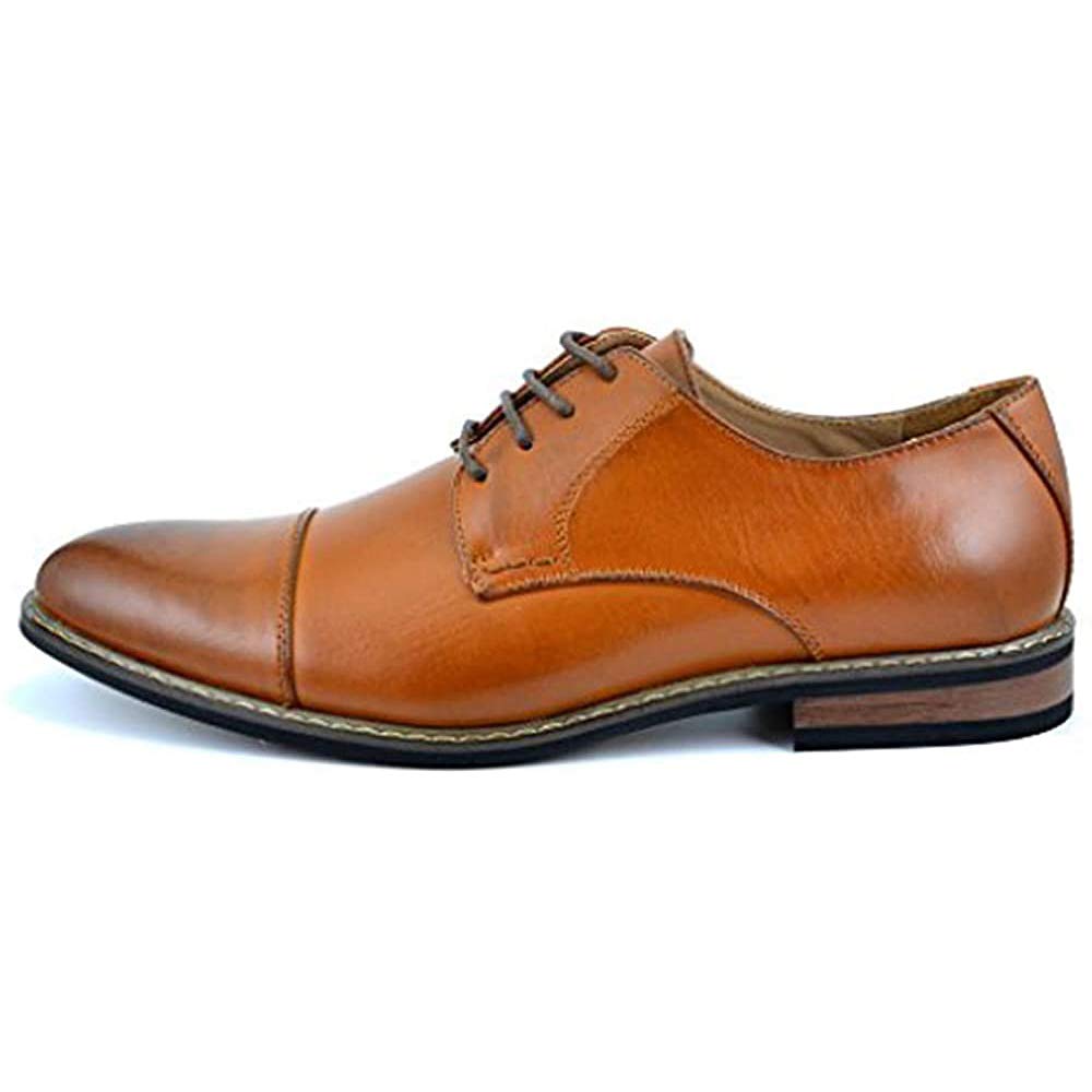Bruno Marc Moda Italy Prince Men's Classic Modern Oxford Lace Dress Shoes