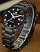 Wwoor Men's Watches Big Dial Auto Date Black Stainless Steel Strap Quartz Wrist Watch 8830 Black