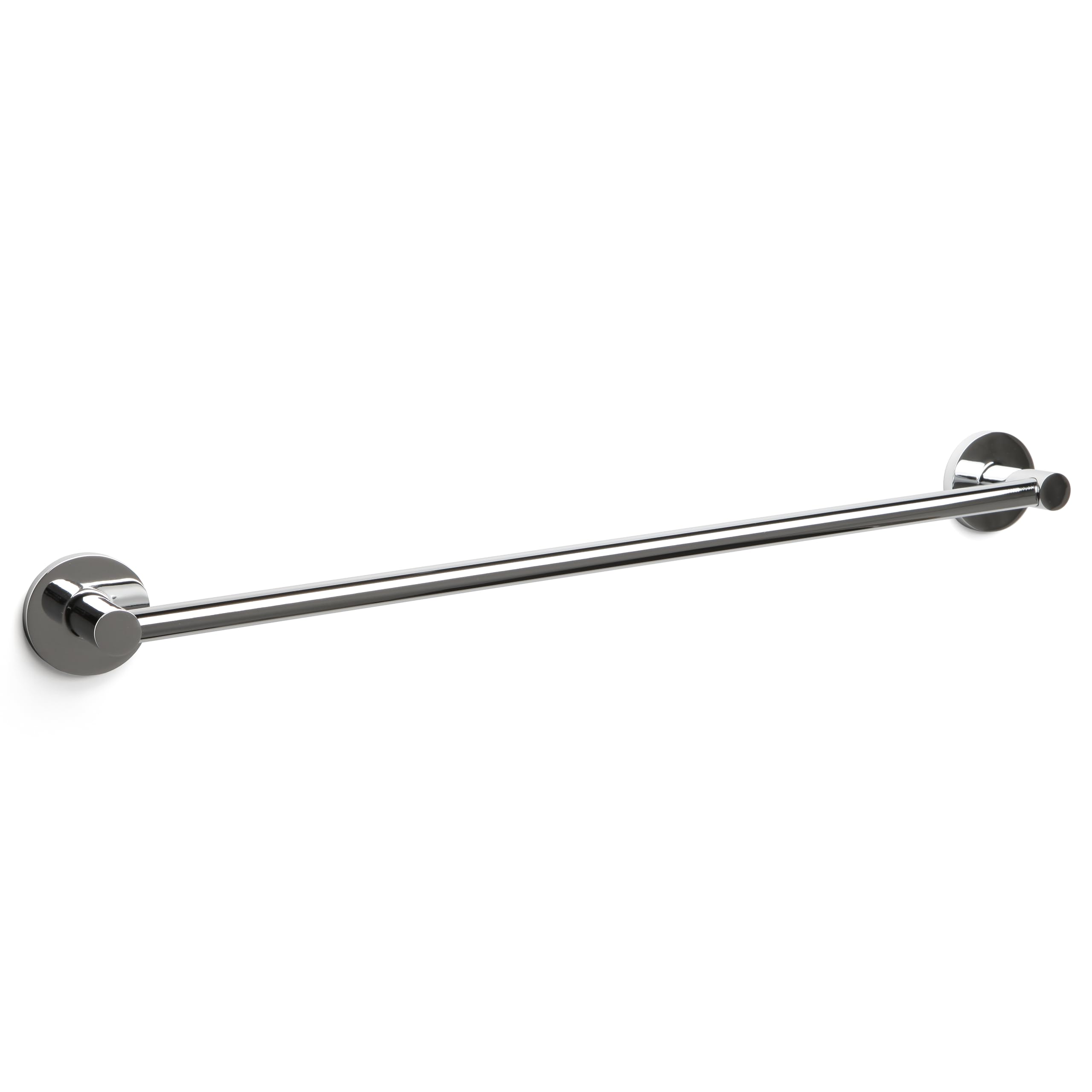 TATAY Large Bathroom Towel Rack 60 cm, from the Martins bathroom accessories collection, in Stainless Steel and Zamak, Double Fixing System with Screws and Glu fix — image 1