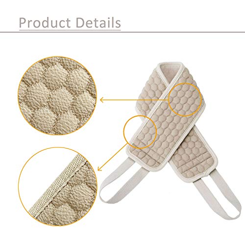 Gepege Exfoliating Back Scrubber for Shower for Men and Women, Loofah Back Washer Deep Clean & Invigorate Your Skin