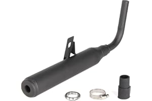 SUNQIAO PW50 Silencer, Exhaust Silencer Pipe for PW50 PY50 PeeWee Y-Zinger 50 Kid Bikes Muffler