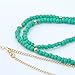 BODYA Fashion Harness Women Bikini Gold Link Beach Crossover Green Beads Waist Belly Body Chain Necklace