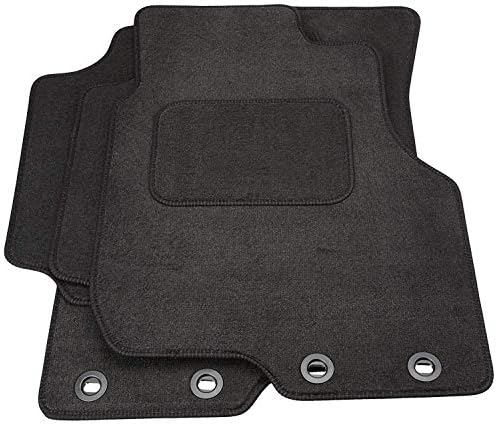 Tailored Car Boot Mat Fits Toyota Corolla (2002-2007) Standard Quality In Black With Black/Red Twist Trim