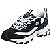 Skechers Sport Women's D'Lites Lace-Up Sneaker, Navy, 8.5 M US