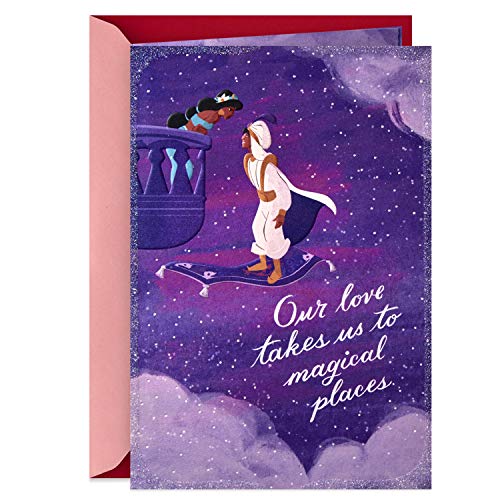 Hallmark Disney Valentine's Day Card for Significant Other (Aladdin, Whole New World)