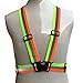zojo Reflective Vest | Lightweight, Adjustable & Elastic | Safety & High Visibility for Running, Jogging, Walking,Cycling | Fits Outdoor Clothing (Pack of 10, Mixture Neon Orange & Yellow)