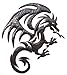 Dragon Metal Wall Hanging Artwork, Unique Original Art from Haiti, 20.5