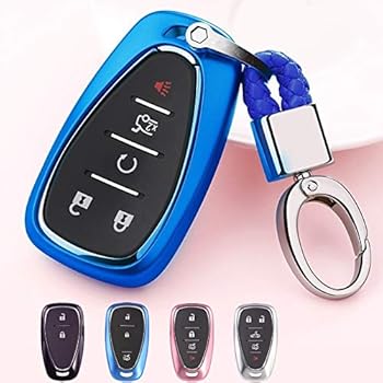 Amazon Com Alegender Hand Sew Leather Key Fob Cover Case