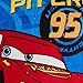 Disney Cars Team 95 Super Soft Toddler Blanket, Blue/Red