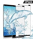 Galaxy Note 8 Screen Protector, Full Coverage Screen Protector, Tempered Glass 3D Curved HD Clear Anti-Bubble Film for Samsung Galaxy Note 8 [2-Pack]