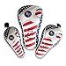 Craftsman Golf Stars and Stripes Flag Headcover Driver Head Cover for Scotty Cameron Taylormade Odyssey Driver Fairway Wood Hybrid