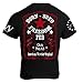 Born, Bred, Freedom Fed Whiskey Label Style Mens T-Shirt - American Warrior Collection Large Black