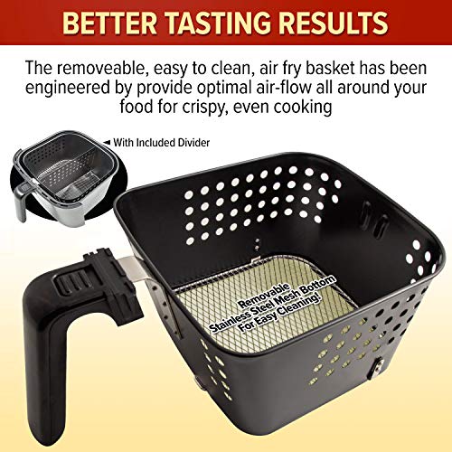 NUWAVE Brio 7in1 Air Fryer Oven, 7.25Quart with Digital