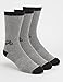Nike Mens Crew Skateboarding Sock 3-Pack Dark Grey Heather/Black LG (Men's Shoe 8-12)