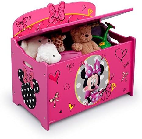 Toybox Girl Disney Minnie Mouse Pink Toy Chest (Toy boxes for girls)