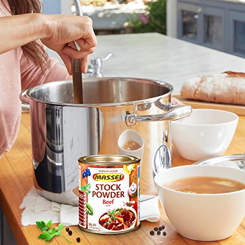 Amazon Com Massel Bouillon Stock Powder No Msg Gluten Free Beef Flavour 168 G Pack Of 1 Canned Soup Stock Grocery Gourmet Food