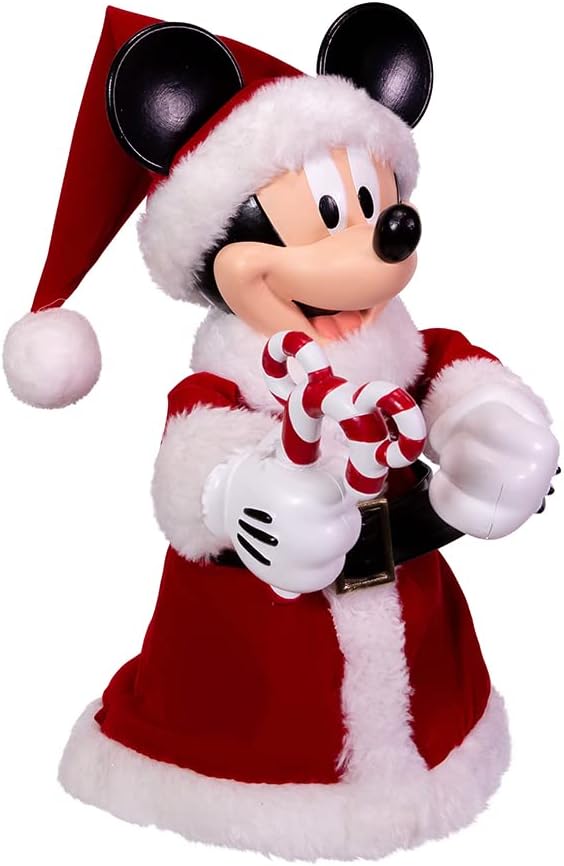 Tree Toppers - Kurt Adler 10-Inch Mickey Mouse Treetop/Tablepiece with Bendable Arms