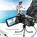 Video Camera Camcorder Digital Vlogging Camera Recorder for YouTube Aabeloy HD 1080P 15FPS 24MP 16X Digital Zoom 3.0 Inch 270 Degree Rotation Screen Camcorder with 2 Batteries