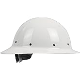 Dynamic WolfJaw Fiberglass Full Brim Hard Hat with Wheel Ratchet