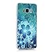 YOKIRIN Galaxy S8 Case, [3 Pcs] Shock-Absorbing Colorful 3D Totem Flower Crystal Clear Shell Super Slim Case Translucent Flexible Hard PC Defensive Protective Cover for Samsung Galaxy S8