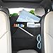 TOCGAMT Car Back Seat Organizer PU Leather Kids Pet Barrier Storage Bag Business Organizer Backseat 1Pack
