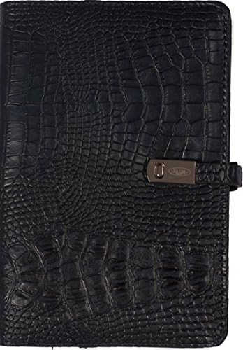 1111-54 Kalpa Personal Organisers Leather with Paper Filler Weekly Planner, Journal, Diary - Croco Blue