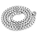 Besteel 2-4mm Womens Mens Stainless Steel Rolo Cable Wheat Chain Link Necklace 16-36 Inch