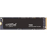 Crucial T500 2TB Gen4 NVMe M.2 Internal Gaming SSD, Up to 7400MB/s, Laptop & Desktop Compatible + 1mo Adobe CC All Apps - CT2