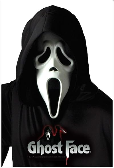 Scream Officially Licensed Movie Mask Brand Scream Hooded Adult