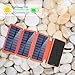 Solar Charger 20000mAh, Wireless Power Bank with 3 Solar Panels and 2.1A Dual USB Ports External Battery Pack Portable Solar Battery Charger for Outdoors for iOS Android Tablet Smartphones
