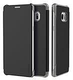 Galaxy Note 7 Case, Samsung Galaxy Note 7 Leather Folio Flip Cover, Ultra Slim Thin Full Body Scratch Resistant Protective Case for Samsung Galaxy Note 7 (Black)