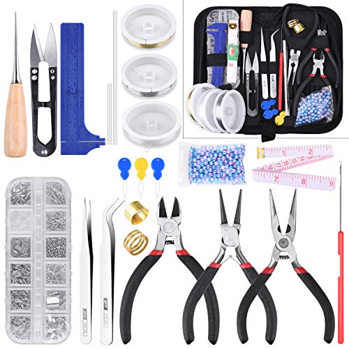 KINCREA Jewelry Making Tools with Jewelry Making Supplies Kit, Jewelry Wires and Jewelry Findings for Jewelry Repair and Beading - Thumbnail 6
