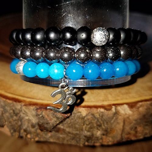 Set Of 3 OM, Bracelet Set Yoga, Mediation, Zen, Positive Energy, Healing Energy, Stabilizing Makes a Great Gift