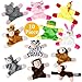 Fun and Educational Animal Fridge Magnets for Kids -Soft Plush Magnetic Animal Characters for Learning and Play, Fridge Toys for Toddlers 1-3, Board Magnets, Locker Buddies