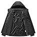 4HOW Snow Jacket Sport Winter Coats For Men Rain Jackets Waterproof With Hood