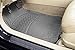 Zone Tech All Weather Rubber Semi Pattern Car Interior Floor Mats – 4-Piece Set Gray Heavy Duty Car Interior Floor Mats