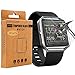 Fitbit Blaze Screen Protector,Panycase Fitbit Blaze Tempered Glass Screen Protector, 3-Pack HD Ultra Clear Film Anti Glare for Fitbit Blaze Smart Watch