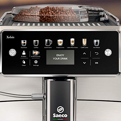 Saeco Xelsis Espressomachine - 12 Koffievariaties - 6 gebruiksprofielen - Geintegreerde melkbeker - Keramische molen… - Image 6