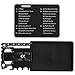 Credit Card Multitool - 46 in 1 Multipurpose Pocket Tool Card Pro. Tactical Wallet and Money Clip - Black